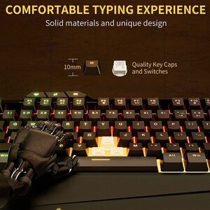 havit Gaming Keyboard and Mouse Combo, Backlit Computer keyboards and Mouse